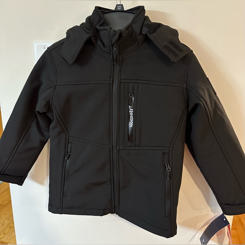 Reebok Boys Black 3 In 1 Jacket NWT Various Sizes